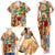 Bermuda Family Matching Tank Maxi Dress and Hawaiian Shirt Geographic Coordinate Anchor - Turlte Tropical