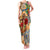 Bermuda Family Matching Tank Maxi Dress and Hawaiian Shirt Geographic Coordinate Anchor - Turlte Tropical