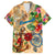 Bermuda Hawaiian Shirt Geographic Coordinate Anchor - Turlte Tropical