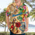 Bermuda Hawaiian Shirt Geographic Coordinate Anchor - Turlte Tropical