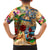 Bermuda Hawaiian Shirt Geographic Coordinate Anchor - Turlte Tropical
