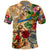Bermuda Polo Shirt Geographic Coordinate Anchor - Turlte Tropical