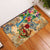 Bermuda Rubber Doormat Geographic Coordinate Anchor - Turlte Tropical