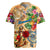 Bermuda Rugby Jersey Geographic Coordinate Anchor - Turlte Tropical