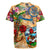 Bermuda Rugby Jersey Geographic Coordinate Anchor - Turlte Tropical