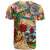 Bermuda T Shirt Geographic Coordinate Anchor - Turlte Tropical