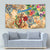 Bermuda Tapestry Geographic Coordinate Anchor - Turlte Tropical
