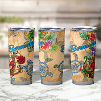 Bermuda Tumbler Cup Geographic Coordinate Anchor - Turlte Tropical