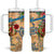 Bermuda Tumbler With Handle Geographic Coordinate Anchor - Turlte Tropical