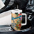Bermuda Tumbler With Handle Geographic Coordinate Anchor - Turlte Tropical