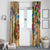 Bermuda Window Curtain Geographic Coordinate Anchor - Turlte Tropical