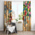 Bermuda Window Curtain Geographic Coordinate Anchor - Turlte Tropical