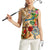 Bermuda Women Sleeveless Polo Shirt Geographic Coordinate Anchor - Turlte Tropical