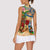 Bermuda Women Sleeveless Polo Shirt Geographic Coordinate Anchor - Turlte Tropical