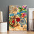 Sint Maarten Canvas Wall Art Geographic Coordinate Anchor - Turlte Tropical