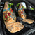 Sint Maarten Car Seat Cover Geographic Coordinate Anchor - Turlte Tropical