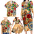 Sint Maarten Family Matching Long Sleeve Bodycon Dress and Hawaiian Shirt Geographic Coordinate Anchor - Turlte Tropical