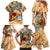 Sint Maarten Family Matching Mermaid Dress and Hawaiian Shirt Geographic Coordinate Anchor - Turlte Tropical