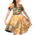 Sint Maarten Family Matching Off Shoulder Short Dress and Hawaiian Shirt Geographic Coordinate Anchor - Turlte Tropical