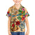 Sint Maarten Family Matching Summer Maxi Dress and Hawaiian Shirt Geographic Coordinate Anchor - Turlte Tropical
