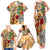 Sint Maarten Family Matching Tank Maxi Dress and Hawaiian Shirt Geographic Coordinate Anchor - Turlte Tropical