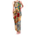 Sint Maarten Family Matching Tank Maxi Dress and Hawaiian Shirt Geographic Coordinate Anchor - Turlte Tropical