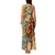 Sint Maarten Family Matching Tank Maxi Dress and Hawaiian Shirt Geographic Coordinate Anchor - Turlte Tropical