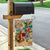 Sint Maarten Garden Flag Geographic Coordinate Anchor - Turlte Tropical