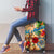 Sint Maarten Luggage Cover Geographic Coordinate Anchor - Turlte Tropical