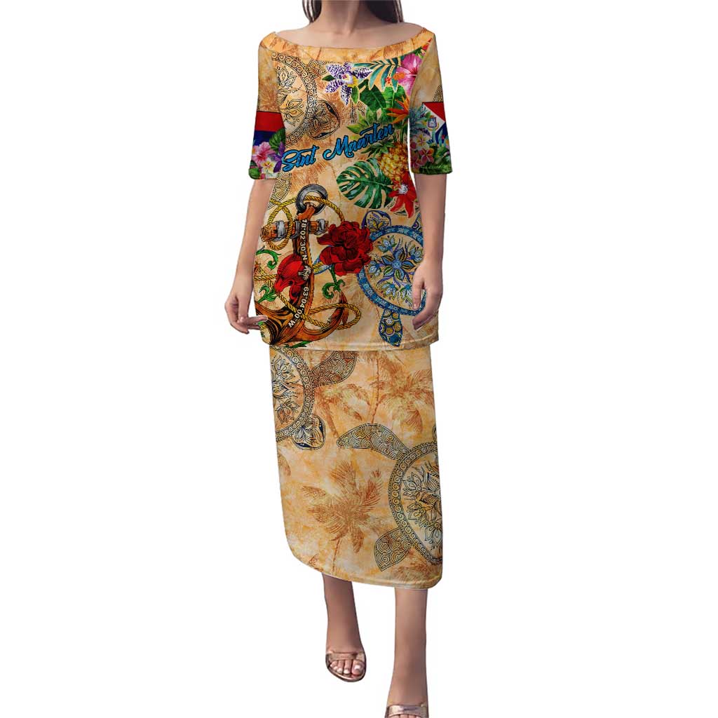 Sint Maarten Puletasi Geographic Coordinate Anchor - Turlte Tropical