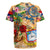 Sint Maarten Rugby Jersey Geographic Coordinate Anchor - Turlte Tropical