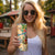 Sint Maarten Skinny Tumbler Geographic Coordinate Anchor - Turlte Tropical