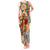 Sint Maarten Tank Maxi Dress Geographic Coordinate Anchor - Turlte Tropical