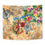 Sint Maarten Tapestry Geographic Coordinate Anchor - Turlte Tropical