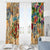 Sint Maarten Window Curtain Geographic Coordinate Anchor - Turlte Tropical