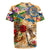 Saint Martin Rugby Jersey Geographic Coordinate Anchor - Turlte Tropical