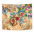Saint Martin Tapestry Geographic Coordinate Anchor - Turlte Tropical