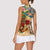Saint Martin Women Sleeveless Polo Shirt Geographic Coordinate Anchor - Turlte Tropical