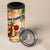 Saint Barthelemy 4 in 1 Can Cooler Tumbler Geographic Coordinate Anchor - Turlte Tropical