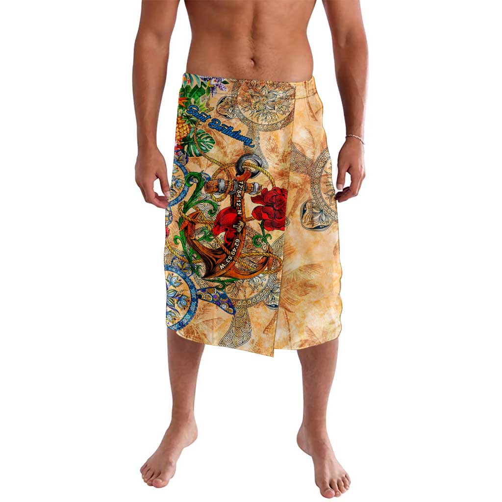 Saint Barthelemy Lavalava Geographic Coordinate Anchor - Turlte Tropical