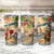 Saint Barthelemy Tumbler Cup Geographic Coordinate Anchor - Turlte Tropical