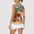 Saint Barthelemy Women Sleeveless Polo Shirt Geographic Coordinate Anchor - Turlte Tropical