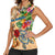 Saint Barthelemy Women Sleeveless Polo Shirt Geographic Coordinate Anchor - Turlte Tropical