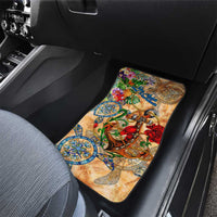 San Andrés and Providencia Car Mats Geographic Coordinate Anchor - Turlte Tropical