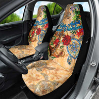 San Andrés and Providencia Car Seat Cover Geographic Coordinate Anchor - Turlte Tropical