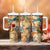 San Andrés and Providencia Tumbler With Handle Geographic Coordinate Anchor - Turlte Tropical