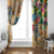 San Andrés and Providencia Window Curtain Geographic Coordinate Anchor - Turlte Tropical