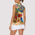 San Andrés and Providencia Women Sleeveless Polo Shirt Geographic Coordinate Anchor - Turlte Tropical