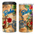 Saba 4 in 1 Can Cooler Tumbler Geographic Coordinate Anchor - Turlte Tropical