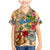 Saba Family Matching Mermaid Dress and Hawaiian Shirt Geographic Coordinate Anchor - Turlte Tropical